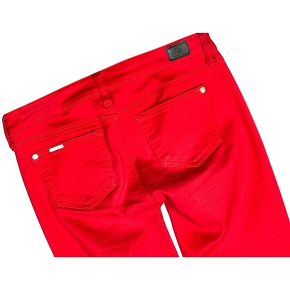 Celebrity Pink Low Rise Skinny Stretch Jeans‎ in Tango Red Size 3/26S - Picture 4 of 6